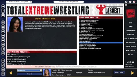 total extreme wrestling 2020 free download